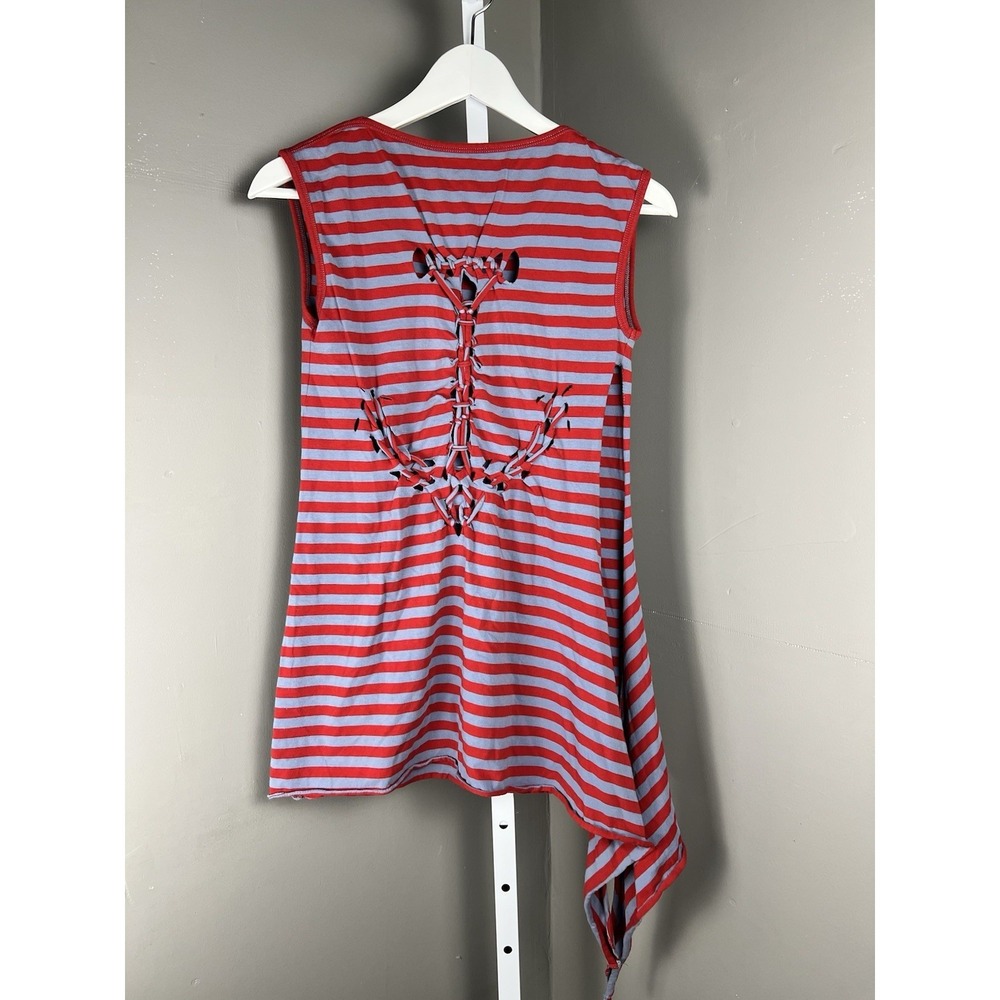 Jean Paul Gaultier for Target Top XS Women's Sleeveless Anchor Stripes 2010